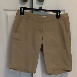J Crew khaki bermuda shorts, size 2